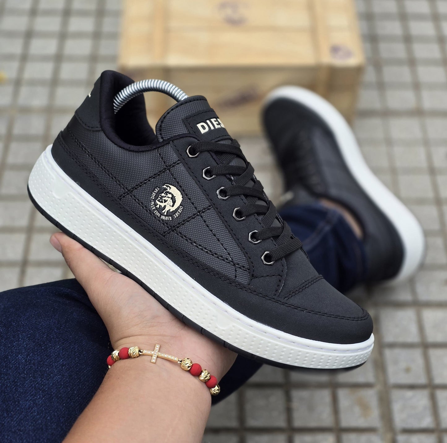 TENIS DIESEL RACER 100% COSIDOS