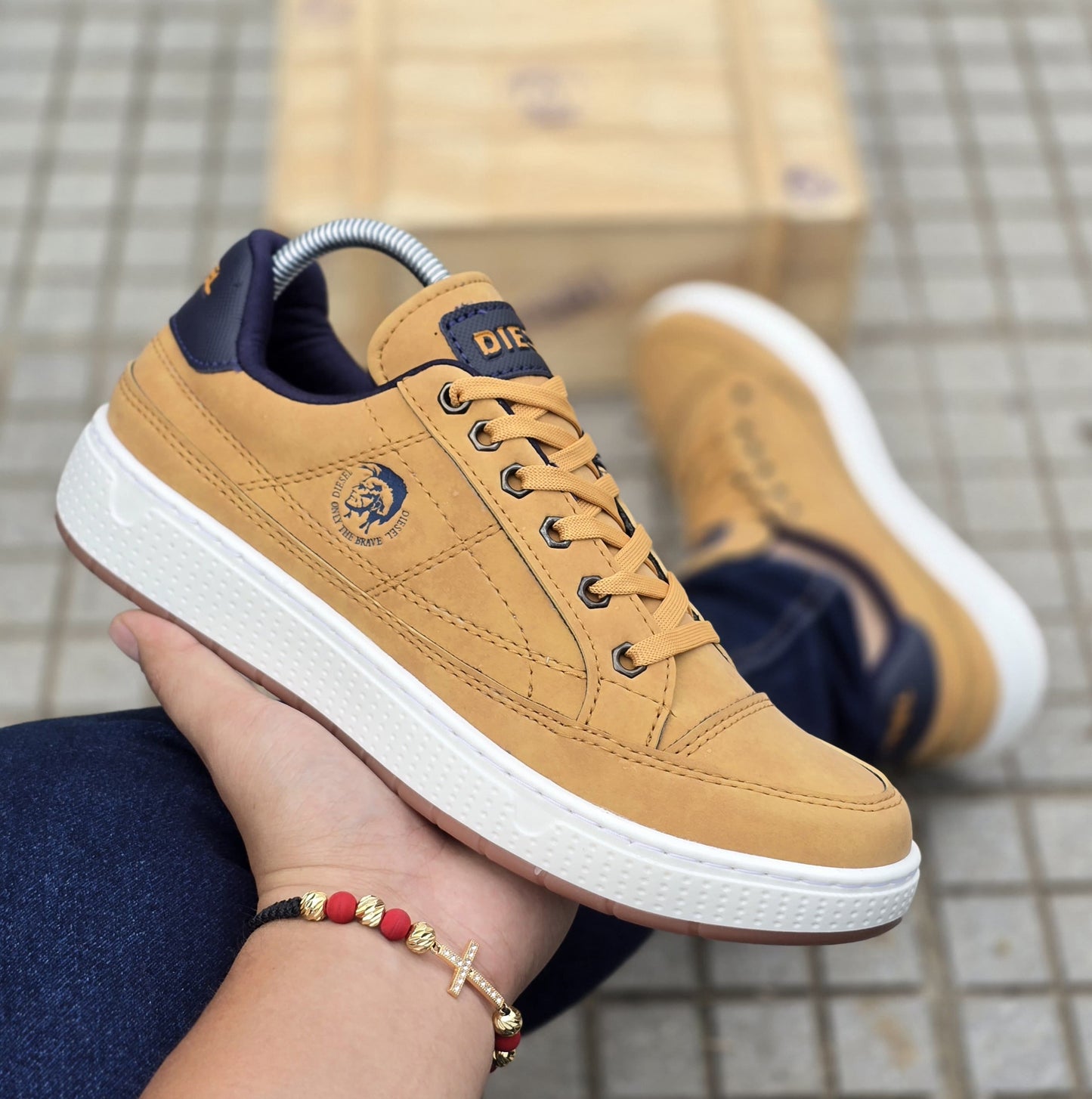 TENIS DIESEL RACER 100% COSIDOS