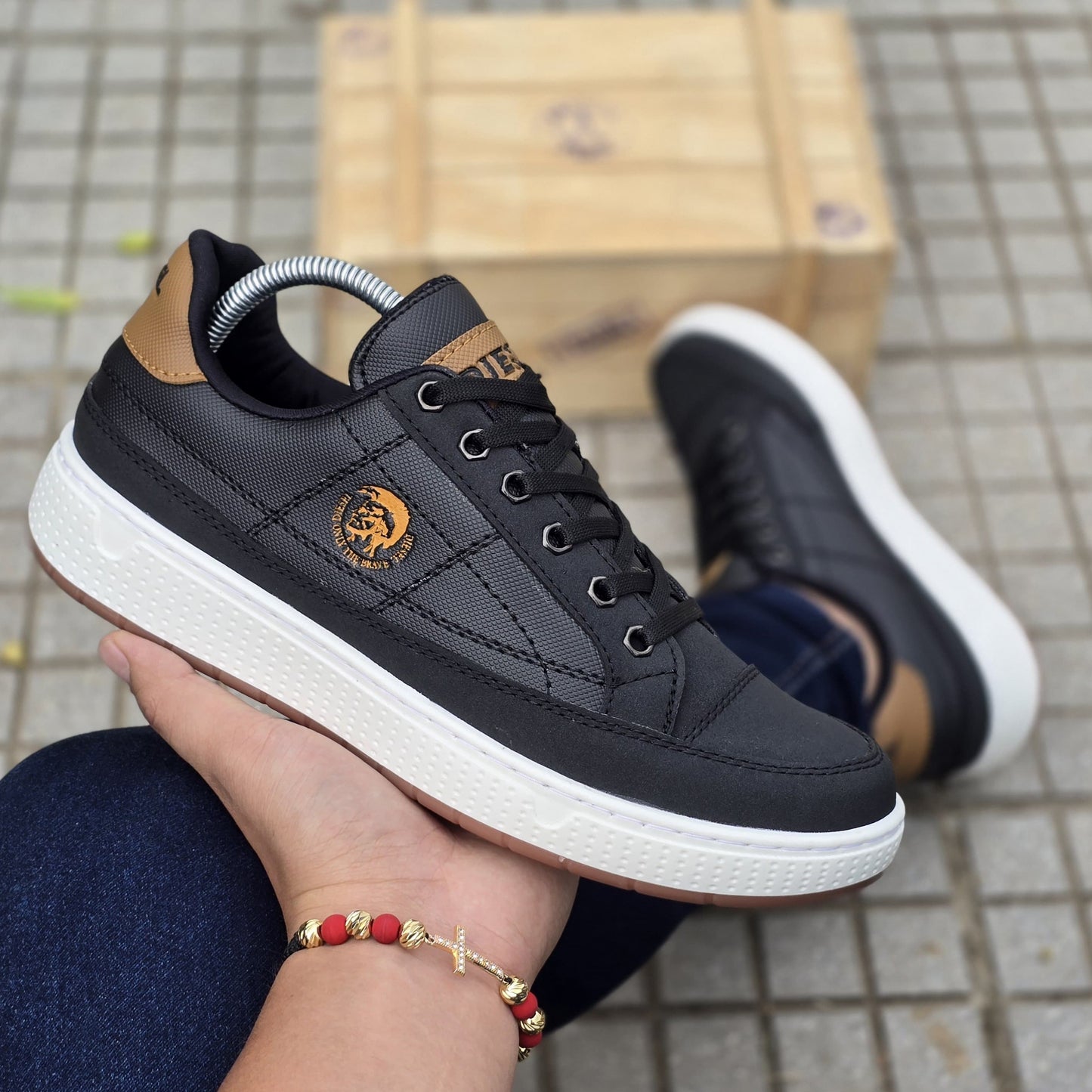 TENIS DIESEL RACER 100% COSIDOS