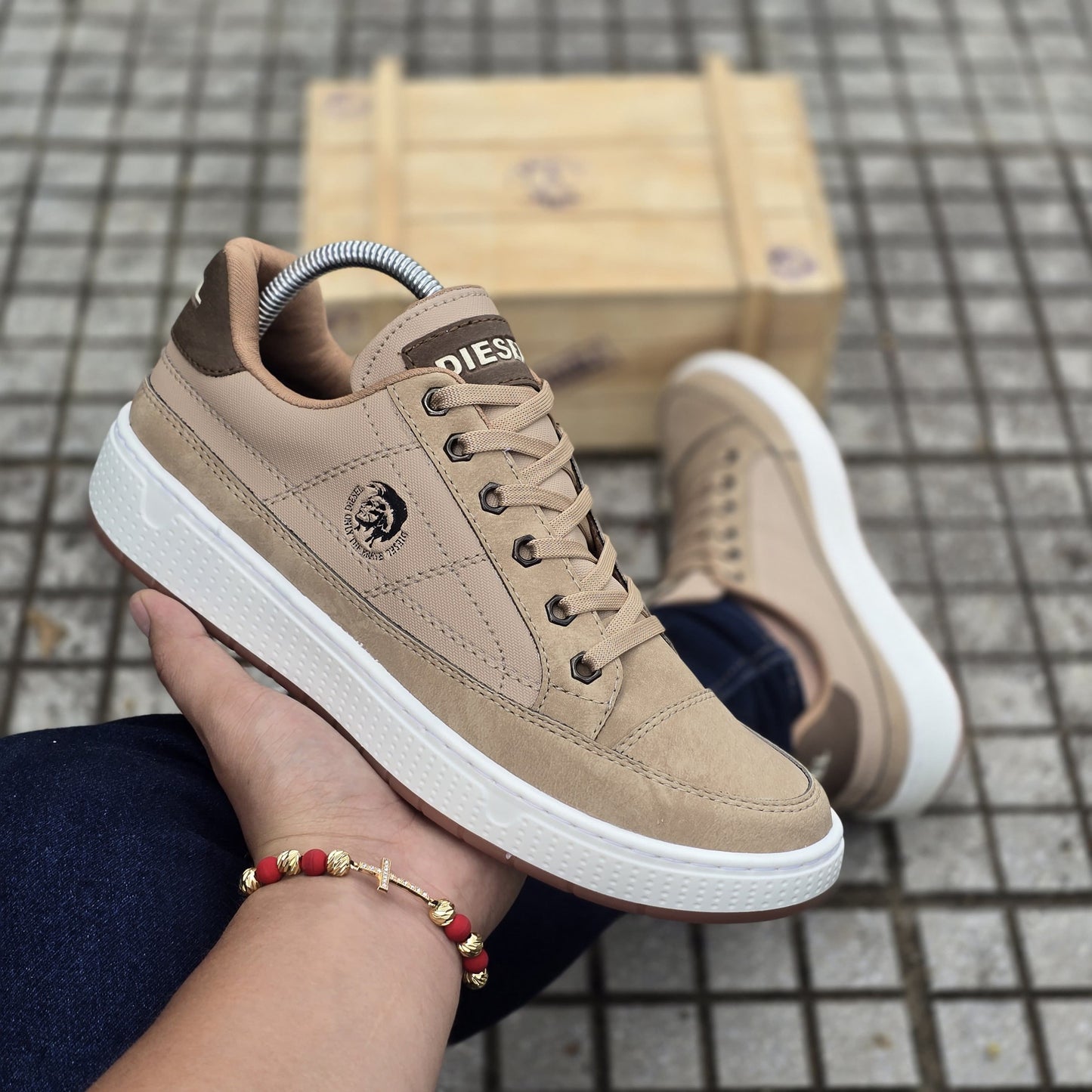 TENIS DIESEL RACER 100% COSIDOS