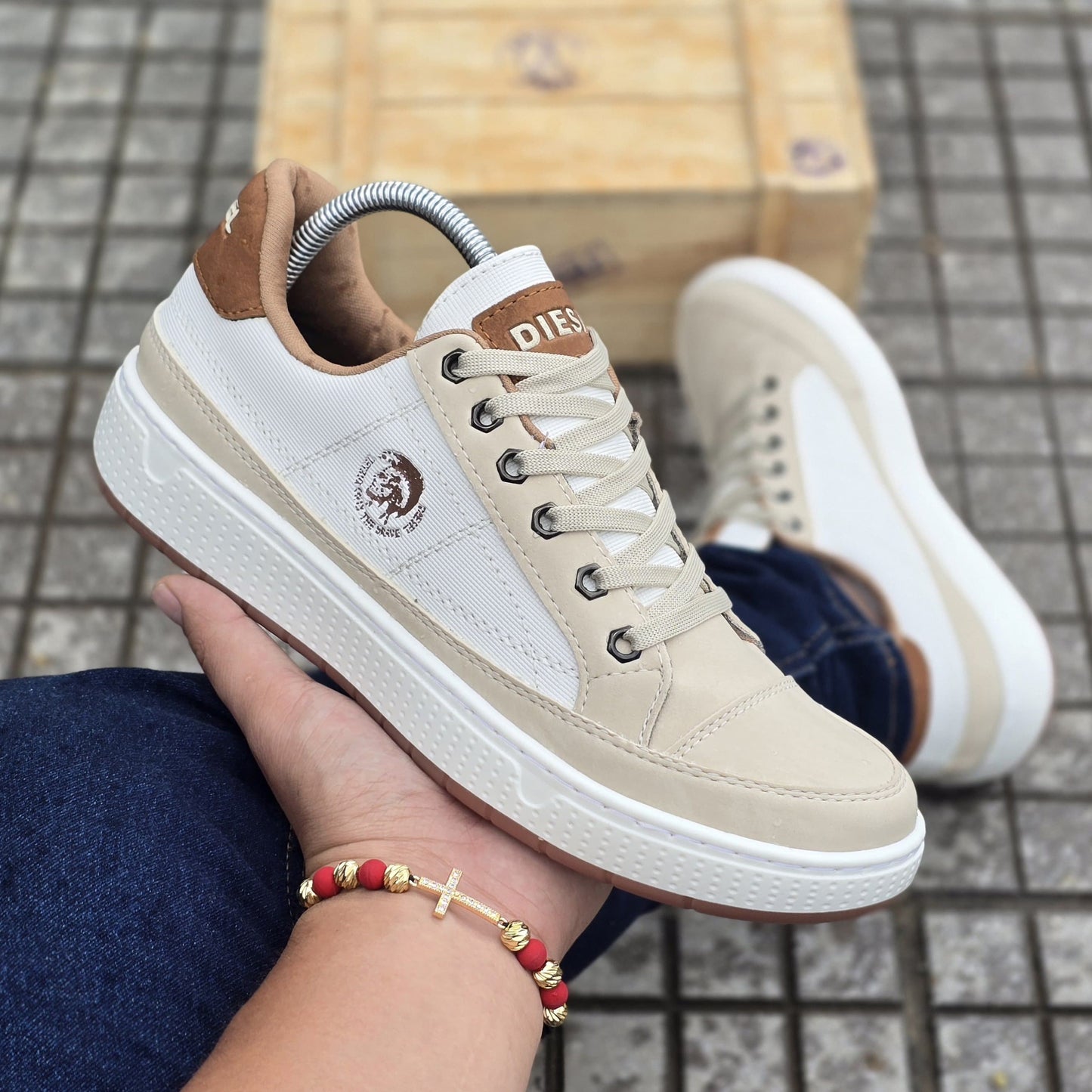 TENIS DIESEL RACER 100% COSIDOS