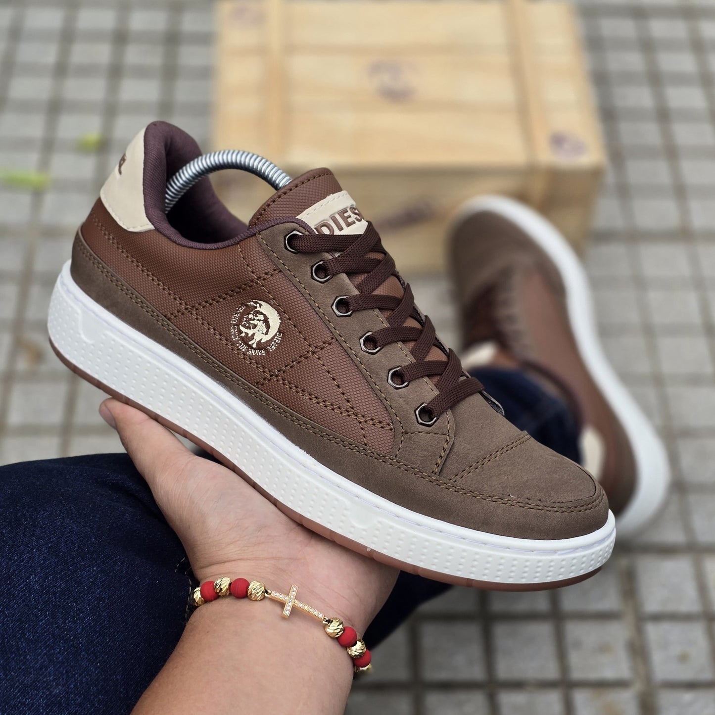 TENIS DIESEL RACER 100% COSIDOS