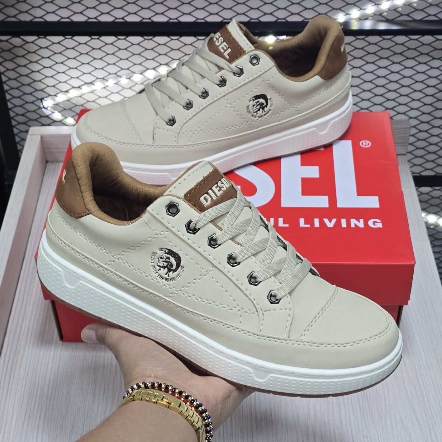 TENIS DIESEL RACER 100% COSIDOS